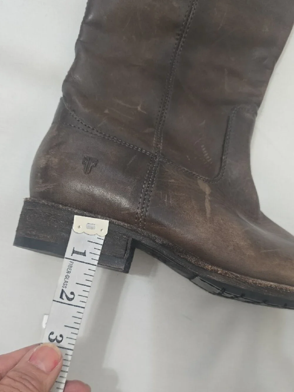 Frye Women's Dark Brown Over-the-Knee Leather Boots 6B
